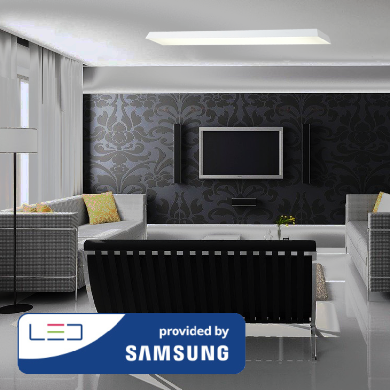 LED 에이스1230 엣지 미드솔 44W 거실등/방등 슬림 일자등 인테리어거실등 - 국내제작